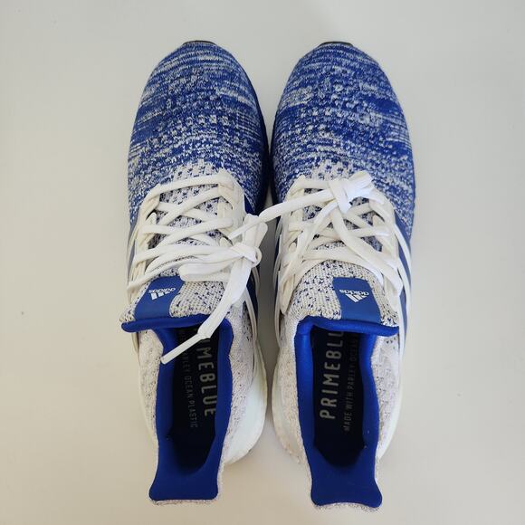 UltraBoost 4.0 DNA \'White Bold Blue\' Men\'s US 10.5 GZ7084